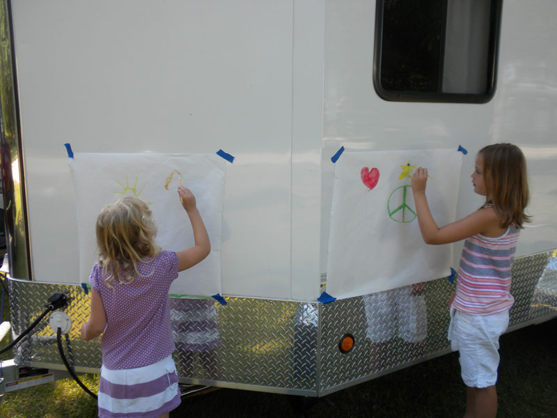 camper art at loons point